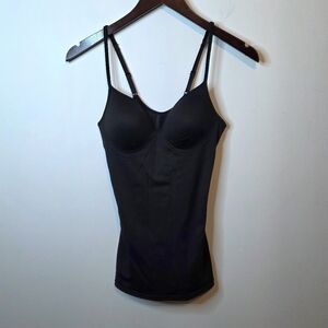 Maidenform Black Shapewear Cami Tummy Control W83070 Size Small
